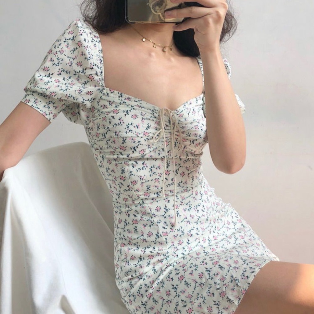 YesStyle Cottagecore Floral Dress